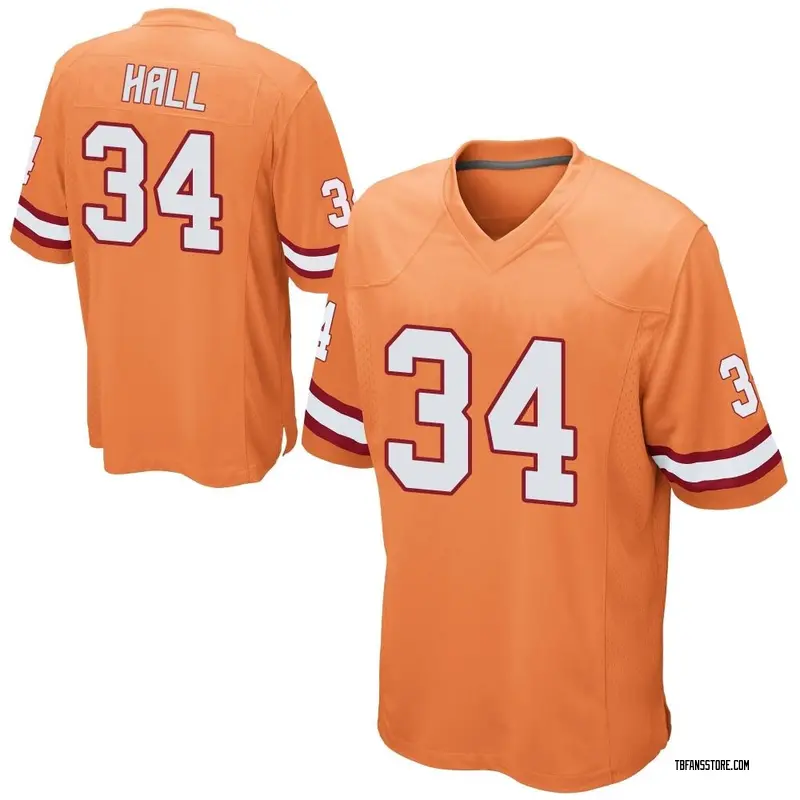 Men's Orange Game Bryce Hall Tampa Bay Alternate Jersey