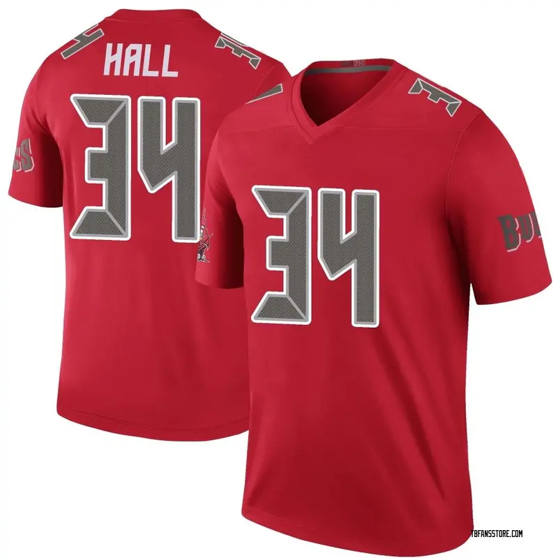 Men's Red Legend Bryce Hall Tampa Bay Color Rush Jersey