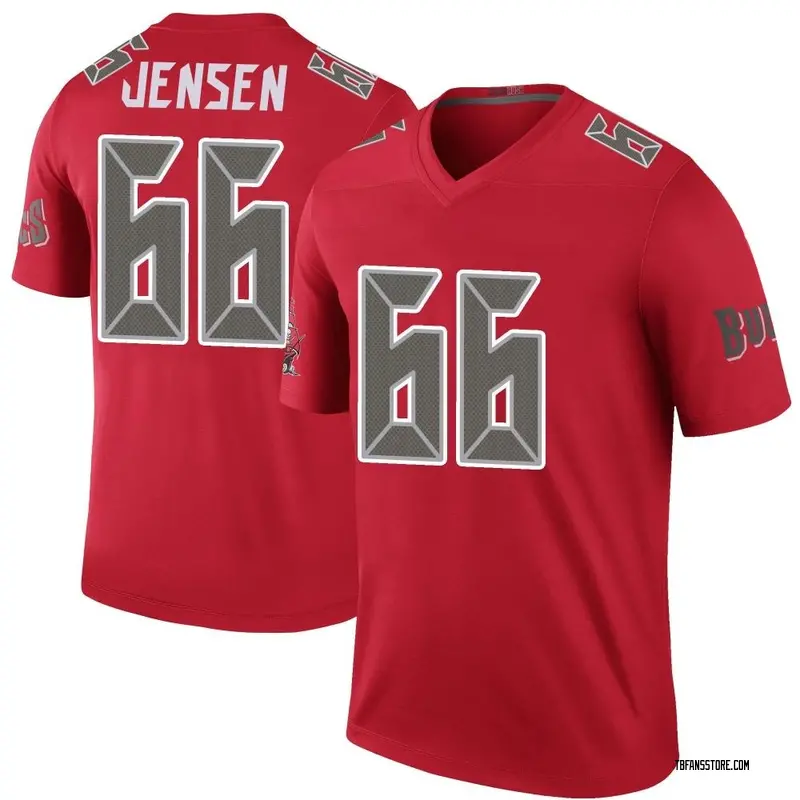 Men's Red Legend Ryan Jensen Tampa Bay Color Rush Jersey