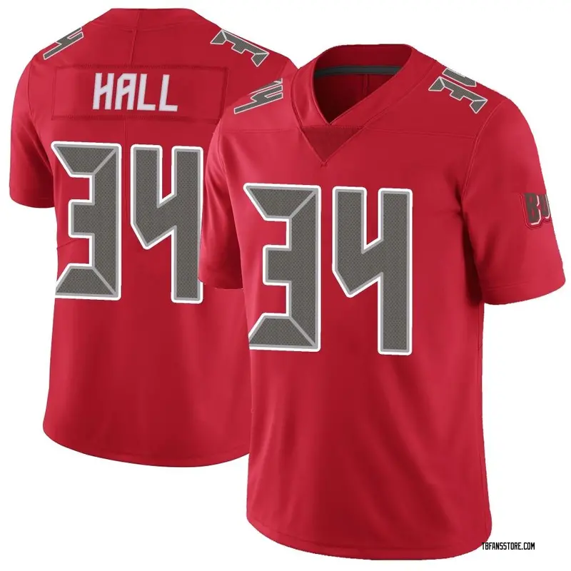 Men's Red Limited Bryce Hall Tampa Bay Color Rush Jersey