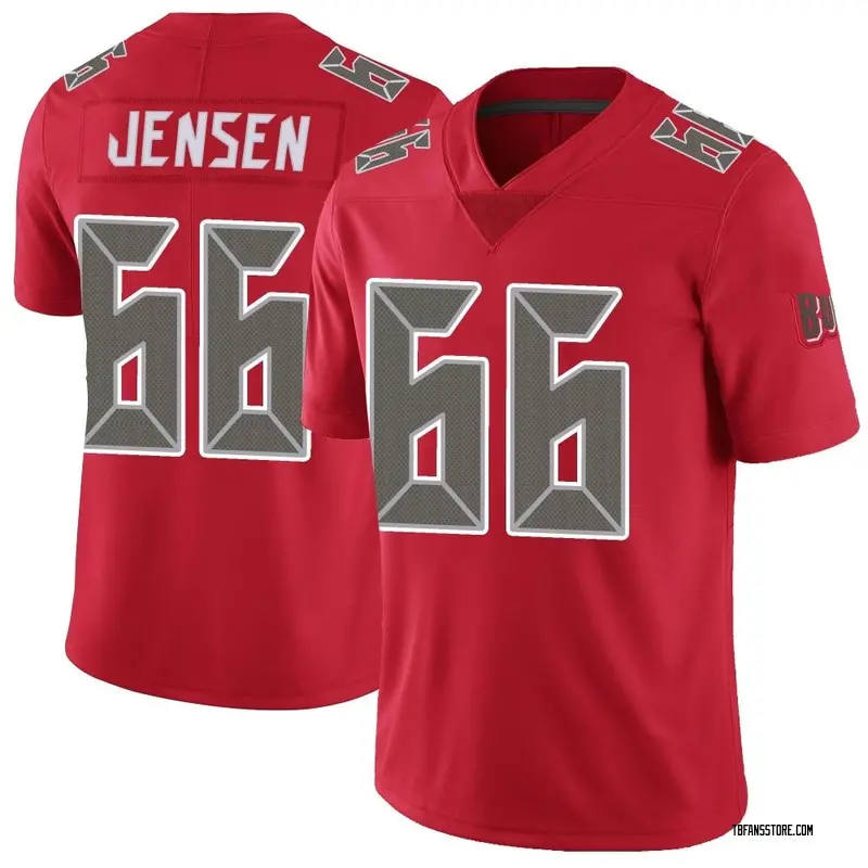 Men's Red Limited Ryan Jensen Tampa Bay Color Rush Jersey